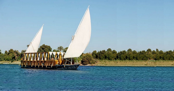 8 days Luxury Dahabiya Nile Cruise and Cairo offer. Archeology Trip itinerary with Scheduled departures from $2945 per person