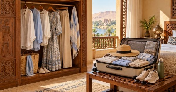 Stay cool, comfortable, and culturally respectful in Egypt.