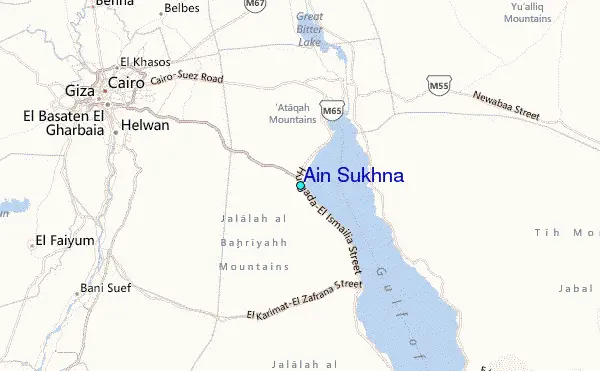 Ain Sokna Map