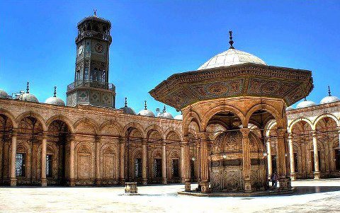 Mosque of Muhammad Ali, Islamic Landmark in Old Cairo, Egypt