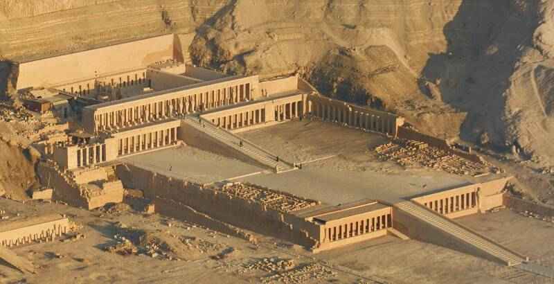 Queen Hatshepsut Temple In Luxor Egypt (Mortuary Temple)