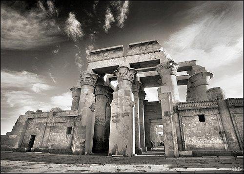 The Temple of Kom Ombo in Aswan Egypt