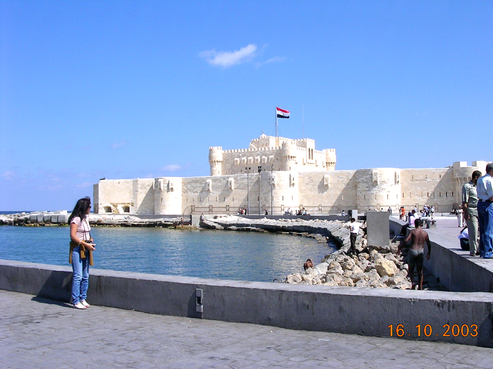 Citadel of Qaitbay, Fortress in Alexandria, Egypt