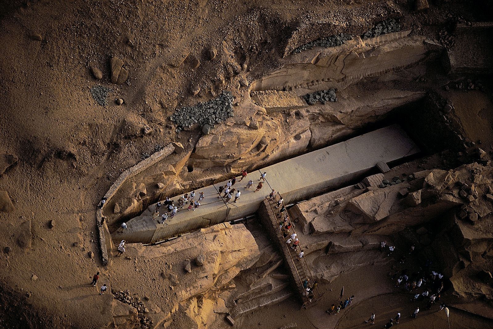 The Unfinished Obelisk in Aswan Egypt